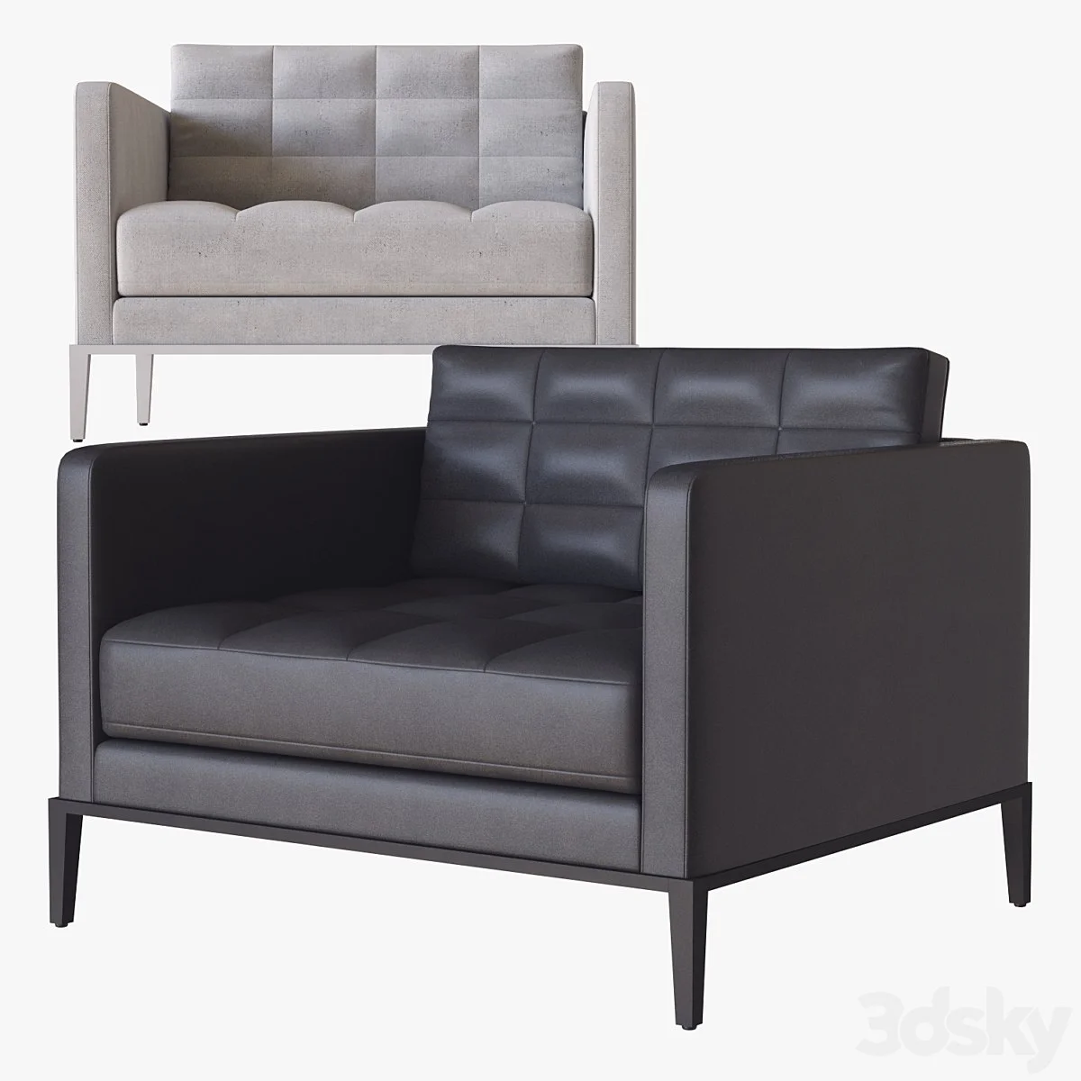 Ac lounge armchair b & b italia